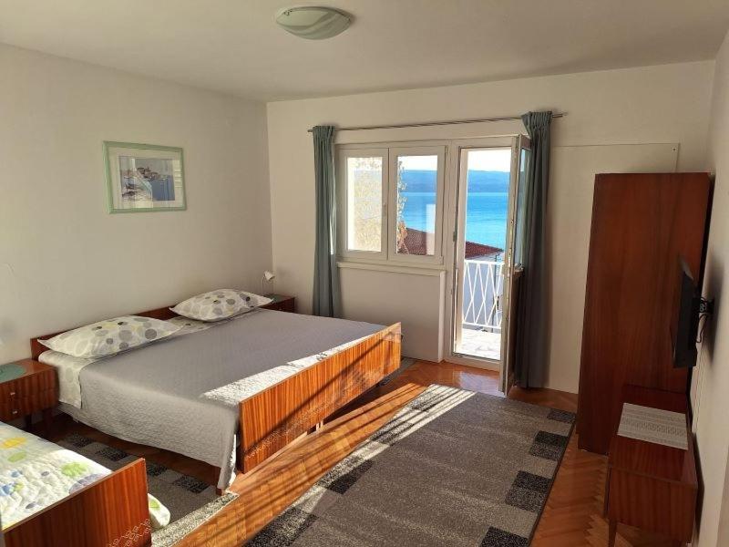 Apartment In Omis With Sea View, Balcony, Air Conditioning, Wi-Fi Bagian luar foto